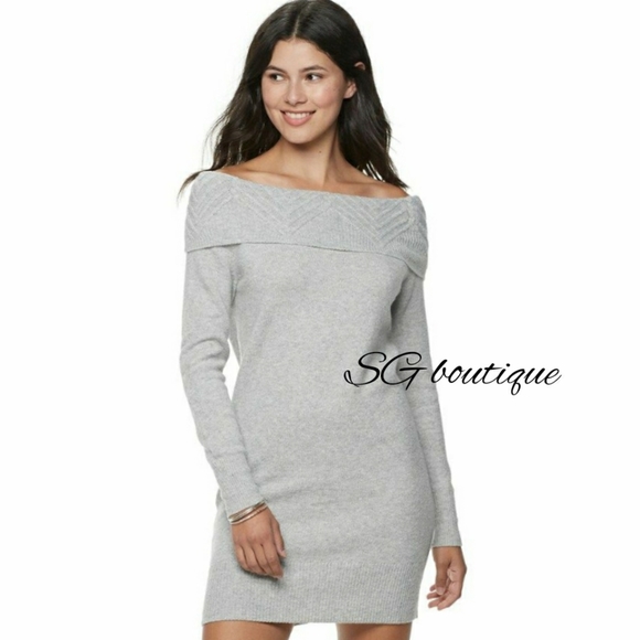 🆕⭐Cozy heather grey oversized sweater tunic - Picture 2 of 6